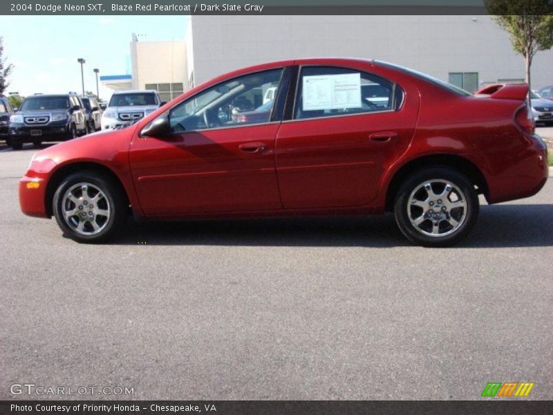 Blaze Red Pearlcoat / Dark Slate Gray 2004 Dodge Neon SXT