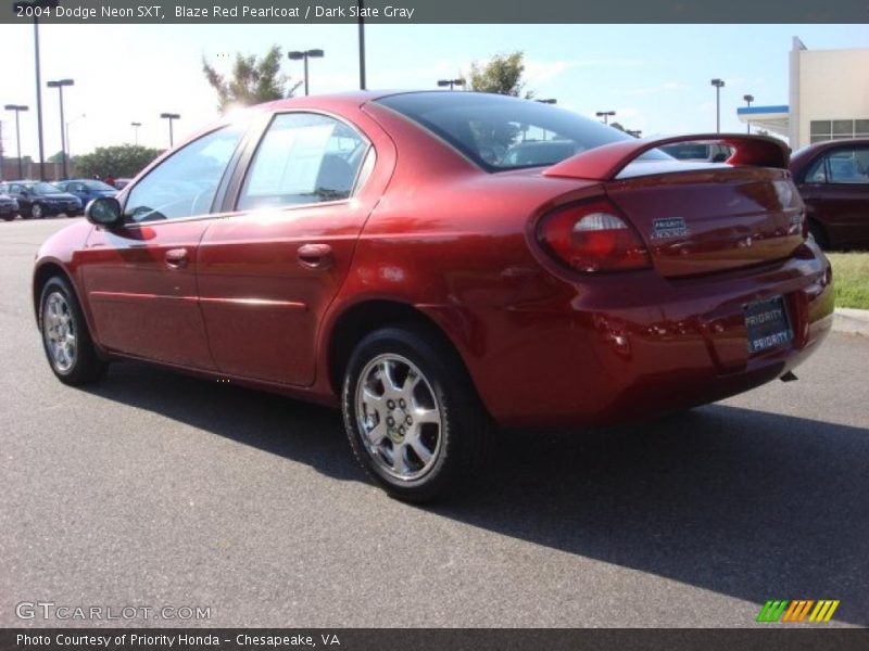 Blaze Red Pearlcoat / Dark Slate Gray 2004 Dodge Neon SXT