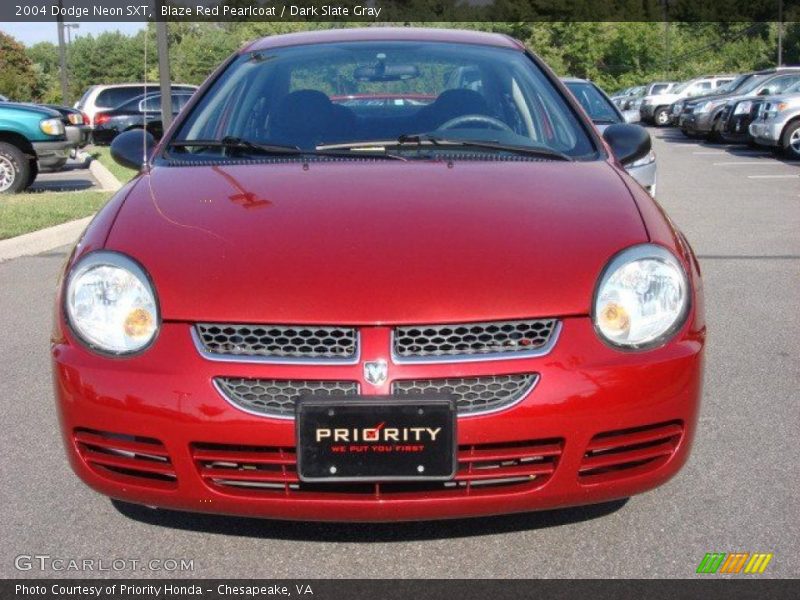 Blaze Red Pearlcoat / Dark Slate Gray 2004 Dodge Neon SXT