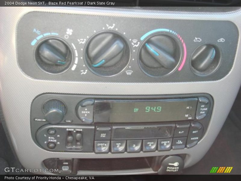 Blaze Red Pearlcoat / Dark Slate Gray 2004 Dodge Neon SXT