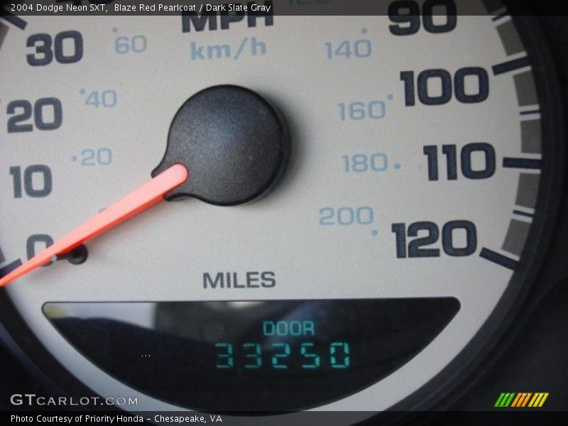 Blaze Red Pearlcoat / Dark Slate Gray 2004 Dodge Neon SXT