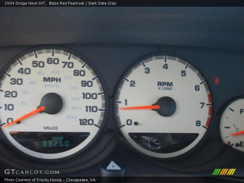 Blaze Red Pearlcoat / Dark Slate Gray 2004 Dodge Neon SXT