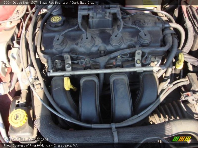 Blaze Red Pearlcoat / Dark Slate Gray 2004 Dodge Neon SXT
