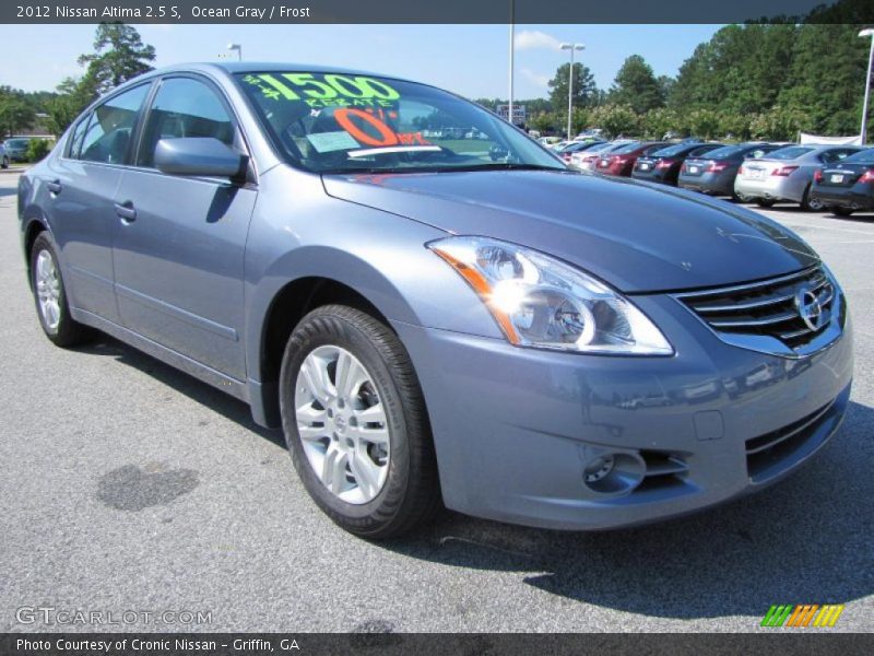 Ocean Gray / Frost 2012 Nissan Altima 2.5 S
