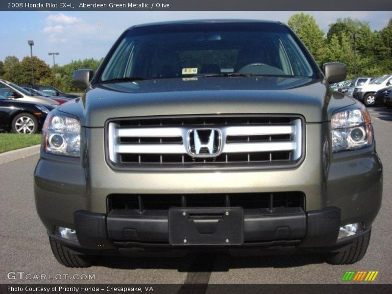 Aberdeen Green Metallic / Olive 2008 Honda Pilot EX-L