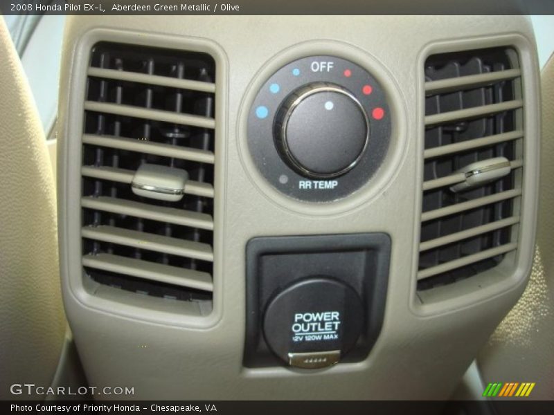 Aberdeen Green Metallic / Olive 2008 Honda Pilot EX-L