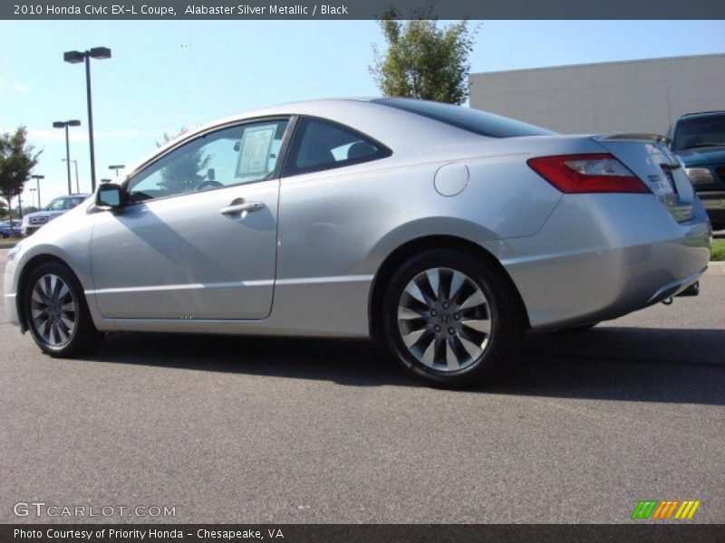  2010 Civic EX-L Coupe Alabaster Silver Metallic