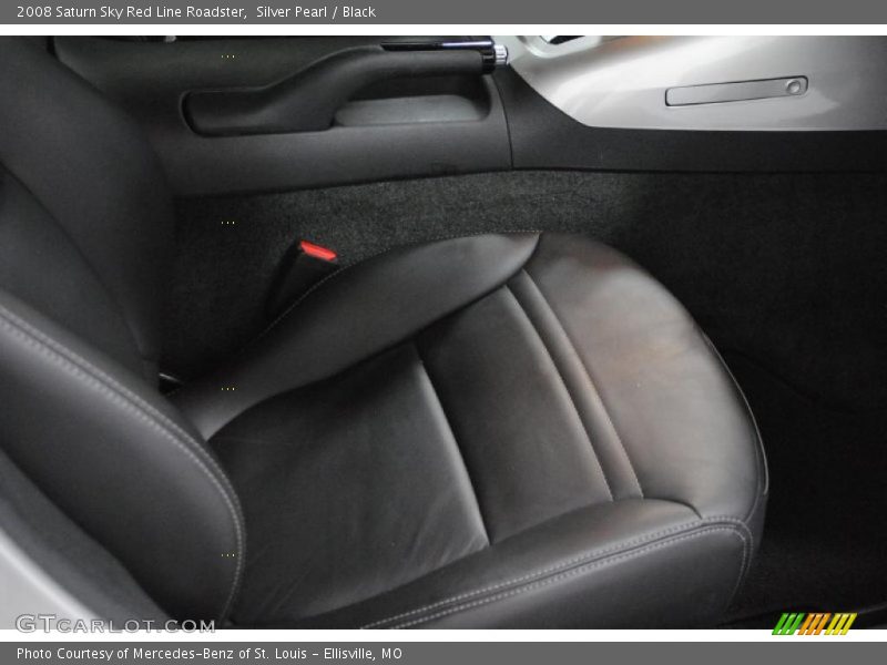 Silver Pearl / Black 2008 Saturn Sky Red Line Roadster