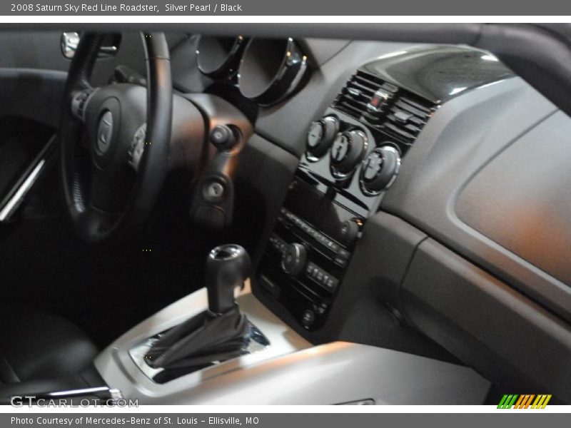 Silver Pearl / Black 2008 Saturn Sky Red Line Roadster