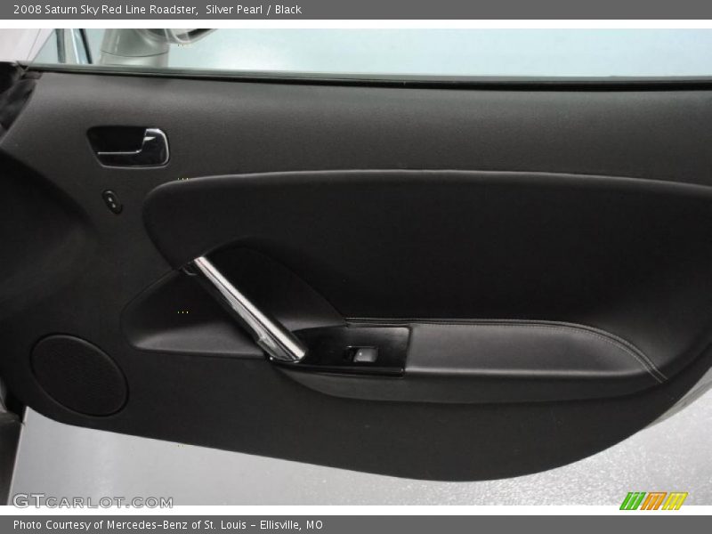 Silver Pearl / Black 2008 Saturn Sky Red Line Roadster