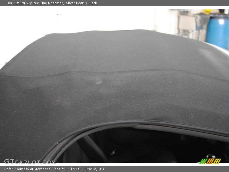 Silver Pearl / Black 2008 Saturn Sky Red Line Roadster