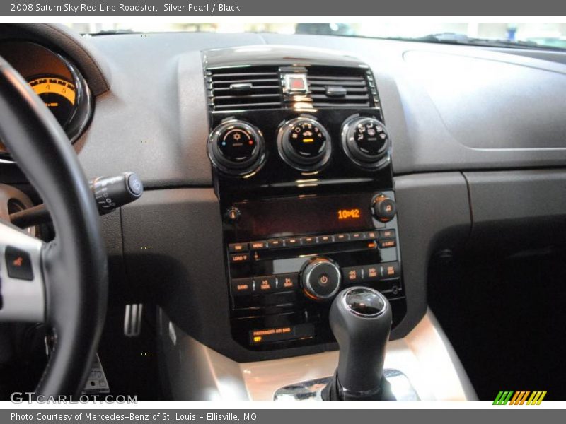 Silver Pearl / Black 2008 Saturn Sky Red Line Roadster