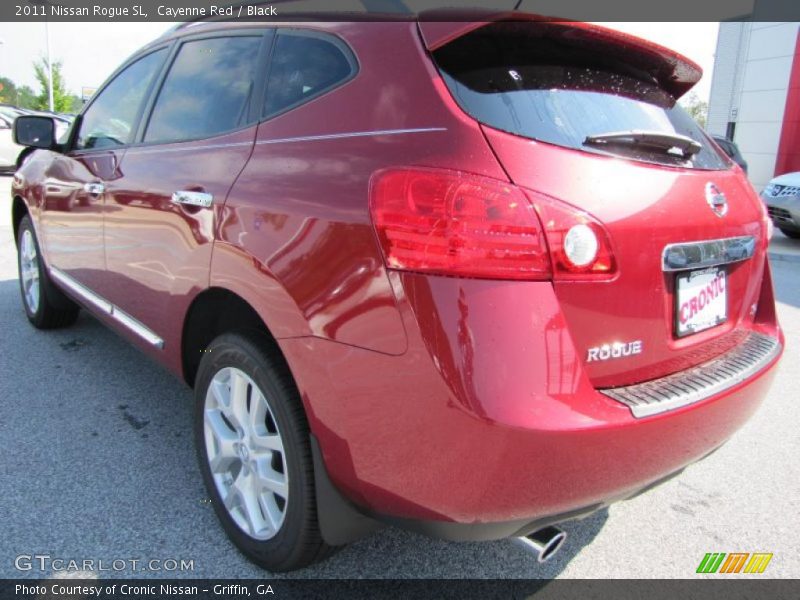 Cayenne Red / Black 2011 Nissan Rogue SL