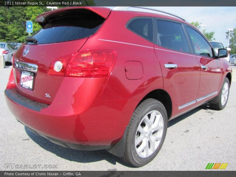 Cayenne Red / Black 2011 Nissan Rogue SL