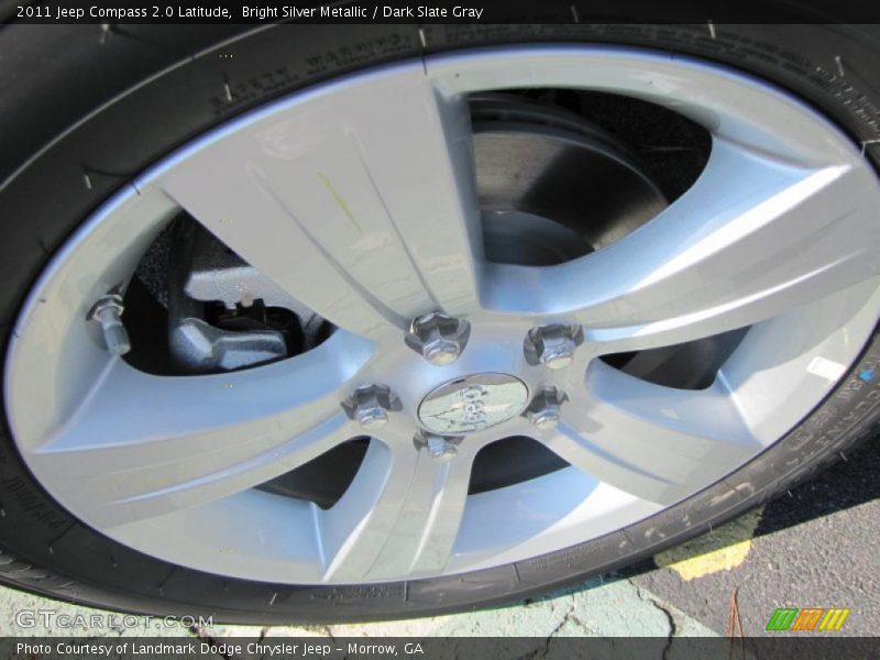 Bright Silver Metallic / Dark Slate Gray 2011 Jeep Compass 2.0 Latitude