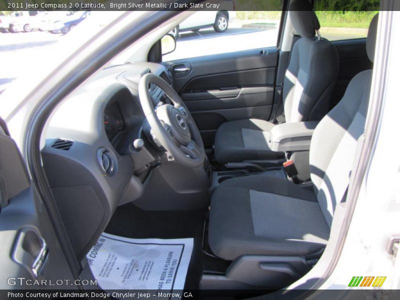 Bright Silver Metallic / Dark Slate Gray 2011 Jeep Compass 2.0 Latitude