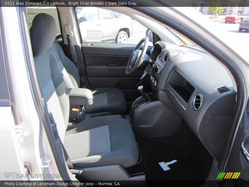 Bright Silver Metallic / Dark Slate Gray 2011 Jeep Compass 2.0 Latitude
