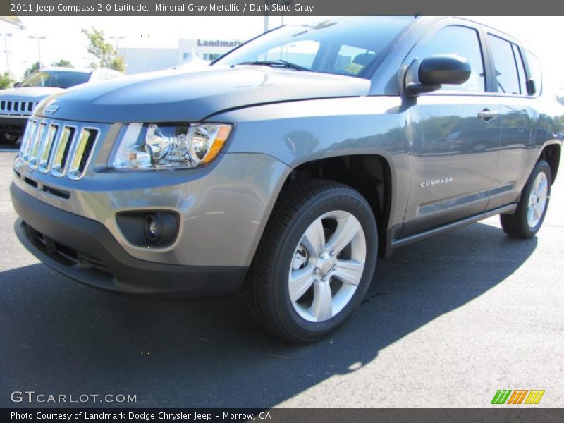 Mineral Gray Metallic / Dark Slate Gray 2011 Jeep Compass 2.0 Latitude