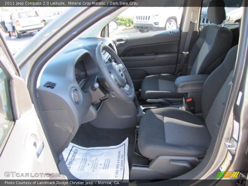 Mineral Gray Metallic / Dark Slate Gray 2011 Jeep Compass 2.0 Latitude