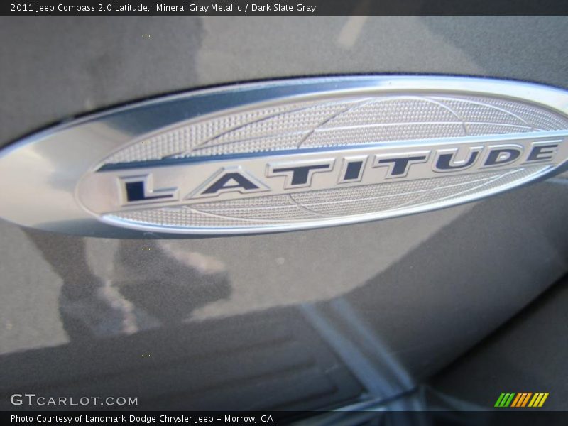 Mineral Gray Metallic / Dark Slate Gray 2011 Jeep Compass 2.0 Latitude