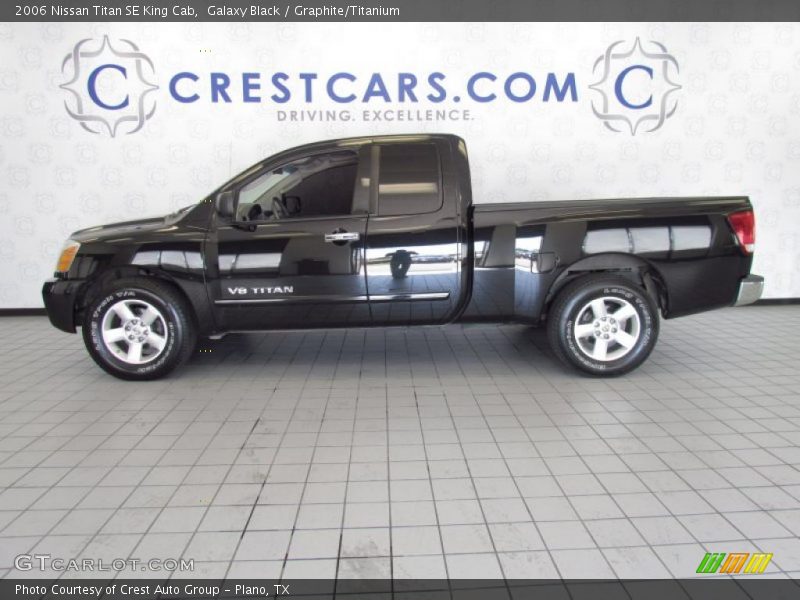 Galaxy Black / Graphite/Titanium 2006 Nissan Titan SE King Cab