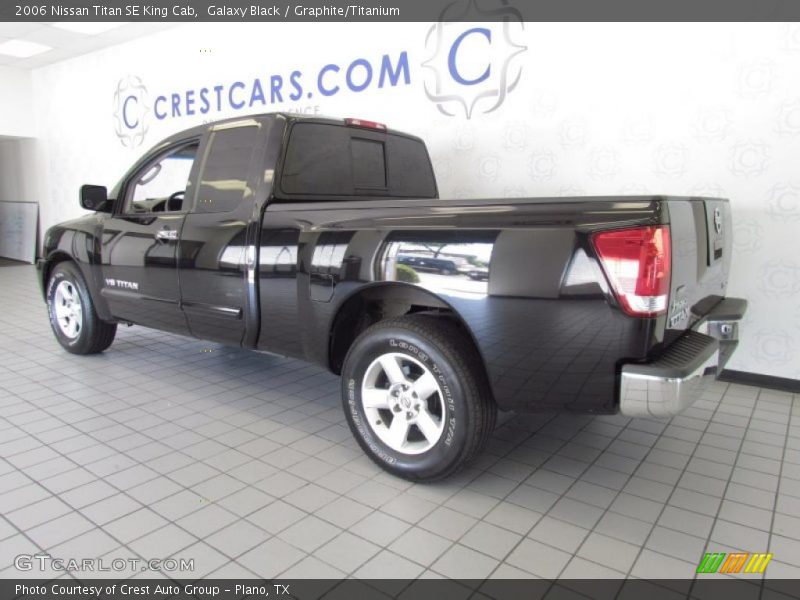 Galaxy Black / Graphite/Titanium 2006 Nissan Titan SE King Cab