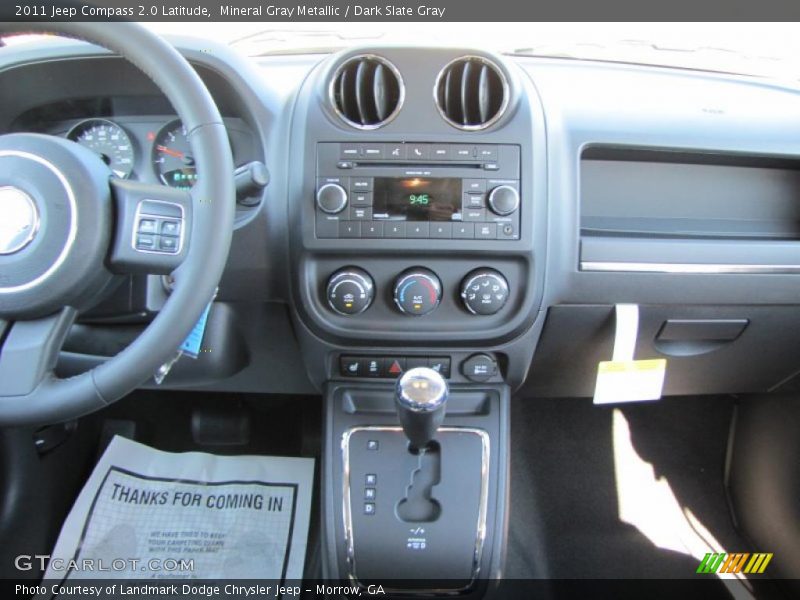 Mineral Gray Metallic / Dark Slate Gray 2011 Jeep Compass 2.0 Latitude