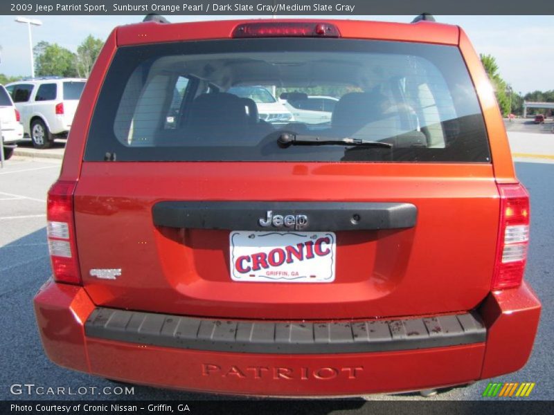 Sunburst Orange Pearl / Dark Slate Gray/Medium Slate Gray 2009 Jeep Patriot Sport