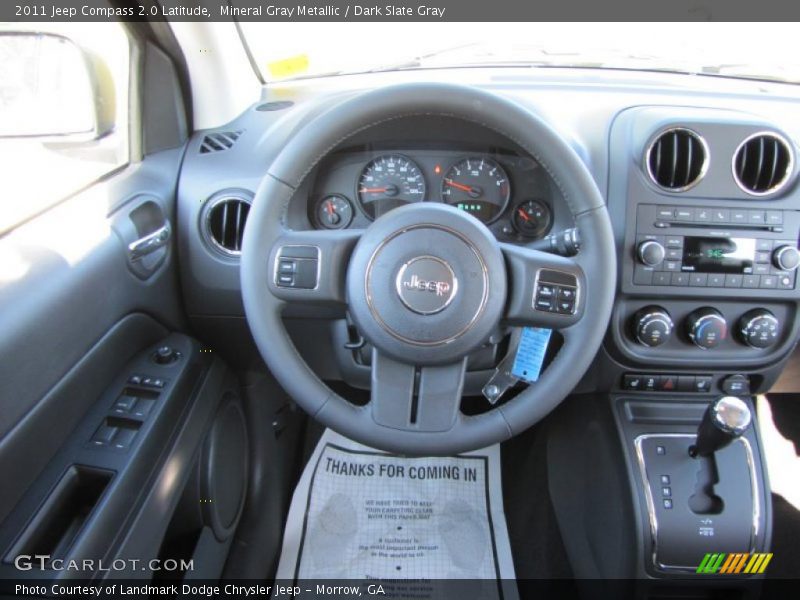Mineral Gray Metallic / Dark Slate Gray 2011 Jeep Compass 2.0 Latitude