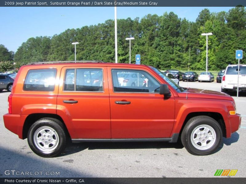 Sunburst Orange Pearl / Dark Slate Gray/Medium Slate Gray 2009 Jeep Patriot Sport