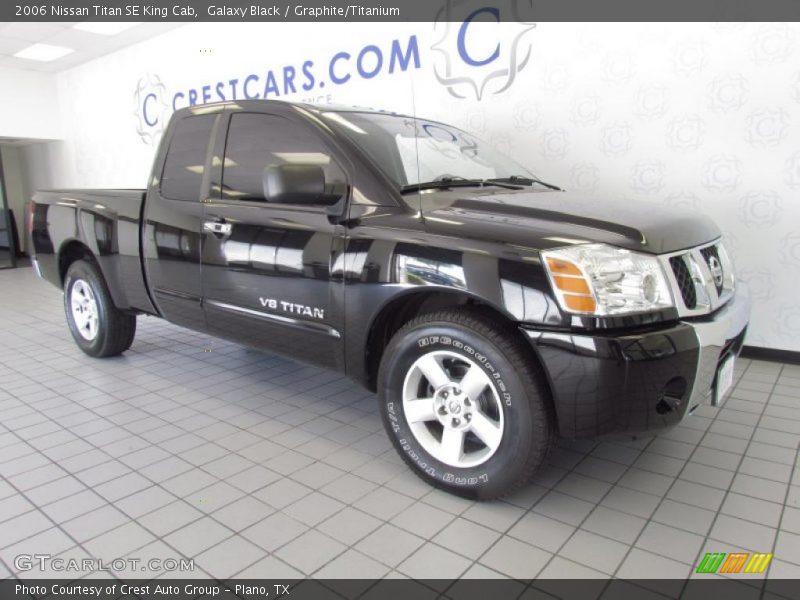 Galaxy Black / Graphite/Titanium 2006 Nissan Titan SE King Cab