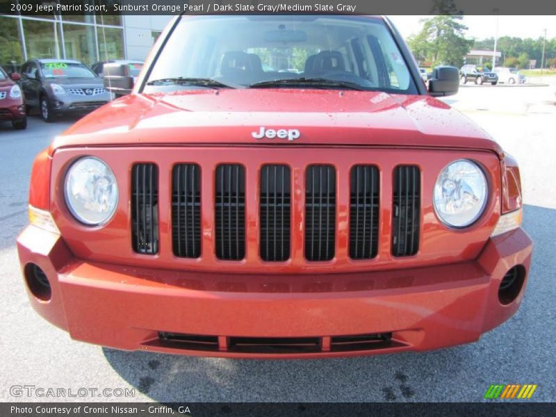 Sunburst Orange Pearl / Dark Slate Gray/Medium Slate Gray 2009 Jeep Patriot Sport