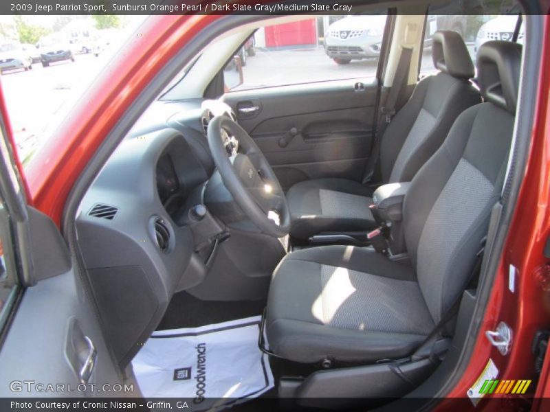 Sunburst Orange Pearl / Dark Slate Gray/Medium Slate Gray 2009 Jeep Patriot Sport