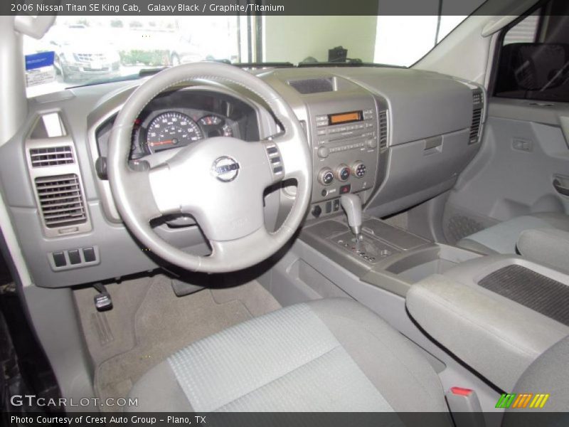 Galaxy Black / Graphite/Titanium 2006 Nissan Titan SE King Cab