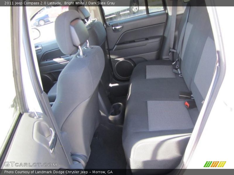 Bright White / Dark Slate Gray 2011 Jeep Compass 2.0 Latitude