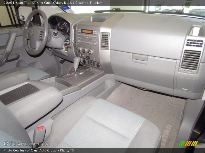 Galaxy Black / Graphite/Titanium 2006 Nissan Titan SE King Cab