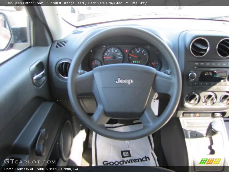 Sunburst Orange Pearl / Dark Slate Gray/Medium Slate Gray 2009 Jeep Patriot Sport