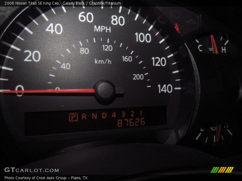 Galaxy Black / Graphite/Titanium 2006 Nissan Titan SE King Cab