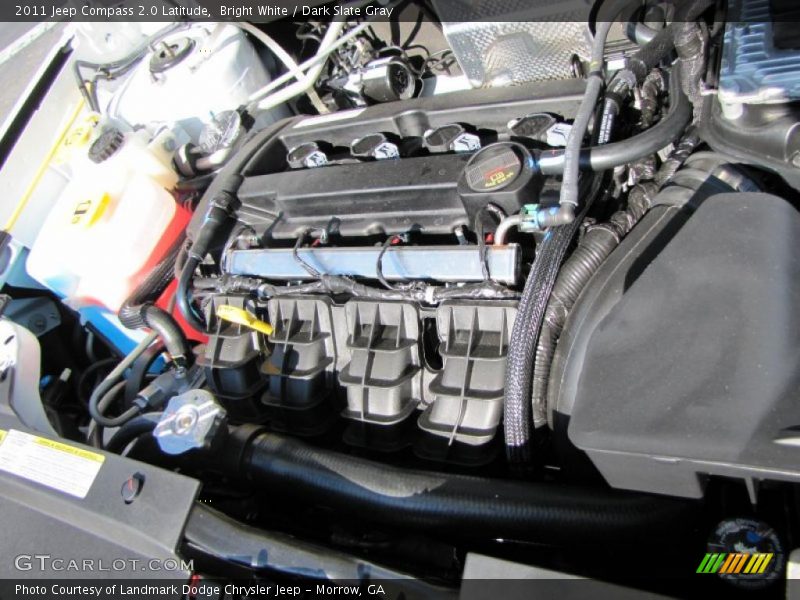 Bright White / Dark Slate Gray 2011 Jeep Compass 2.0 Latitude
