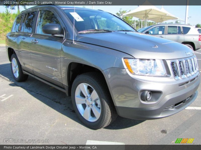 Mineral Gray Metallic / Dark Slate Gray 2011 Jeep Compass 2.0 Latitude