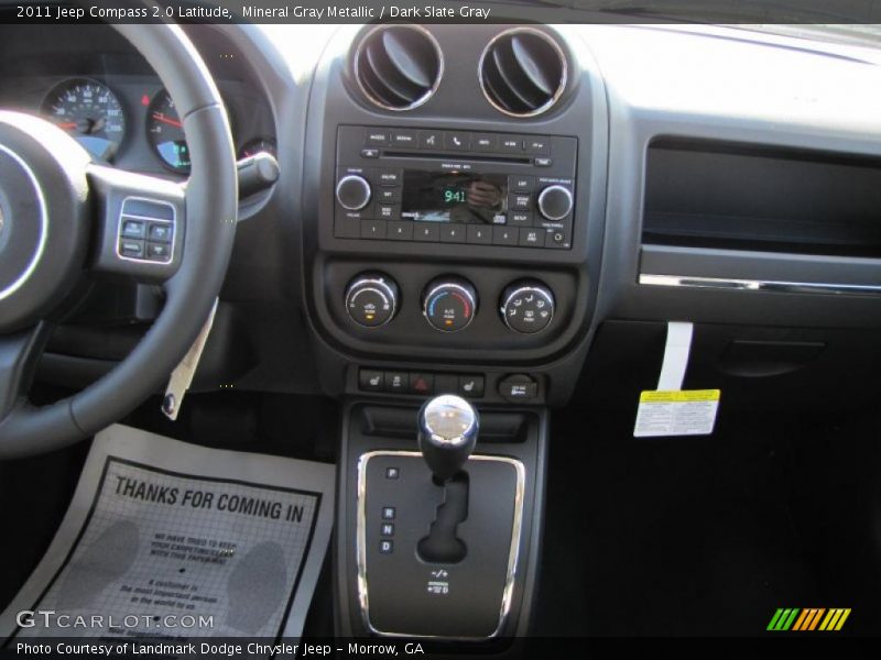 Mineral Gray Metallic / Dark Slate Gray 2011 Jeep Compass 2.0 Latitude
