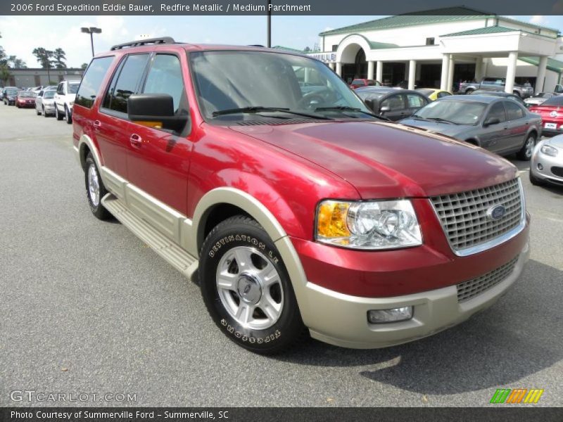 Redfire Metallic / Medium Parchment 2006 Ford Expedition Eddie Bauer