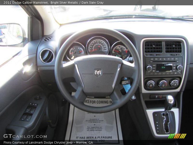 Bright Silver Metallic / Dark Slate Gray 2011 Dodge Caliber Mainstreet