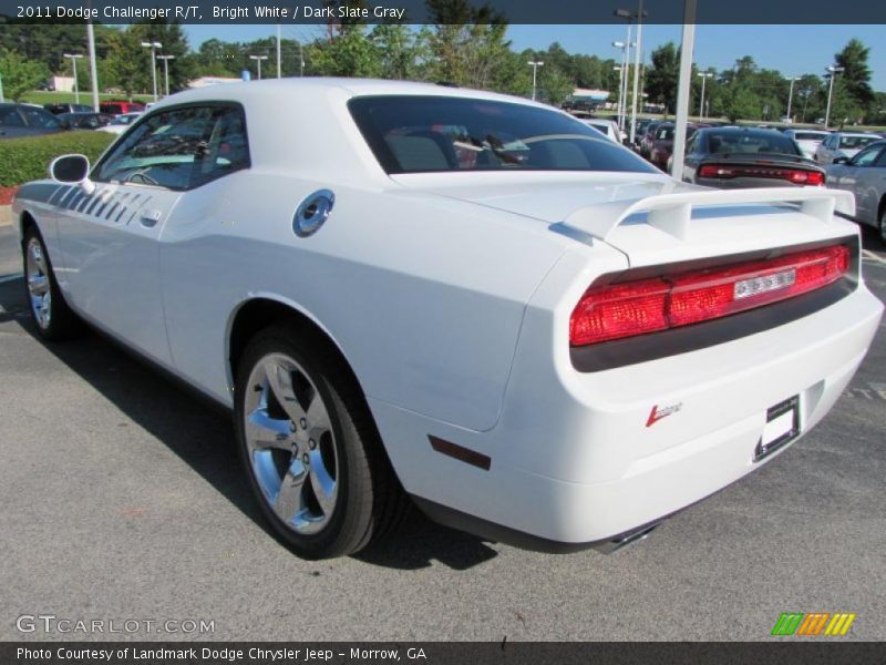 Bright White / Dark Slate Gray 2011 Dodge Challenger R/T