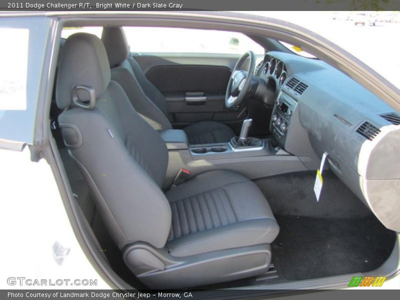 Bright White / Dark Slate Gray 2011 Dodge Challenger R/T