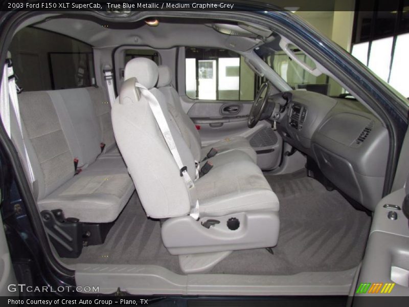  2003 F150 XLT SuperCab Medium Graphite Grey Interior