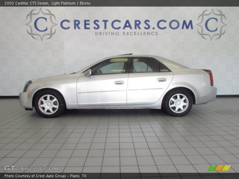 Light Platinum / Ebony 2003 Cadillac CTS Sedan