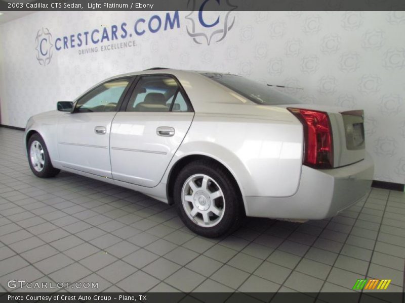 Light Platinum / Ebony 2003 Cadillac CTS Sedan