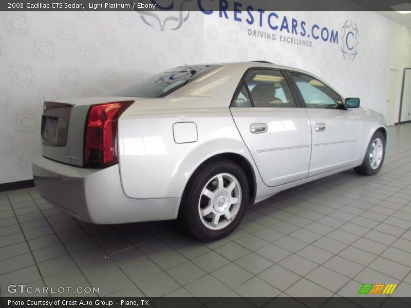 Light Platinum / Ebony 2003 Cadillac CTS Sedan