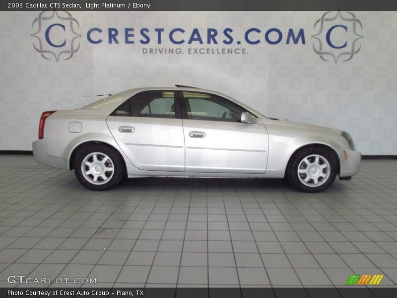 Light Platinum / Ebony 2003 Cadillac CTS Sedan